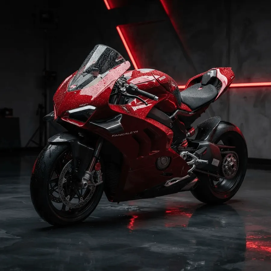 Detailing sonrası motosiklet